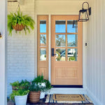 Modern Farmhouse Clear Glass Douglas Fir Exterior Door