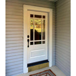 Modern Farmhouse 9 Lite Glass Hemlock Wood Front Door