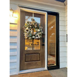 UINTAH Modern Farmhouse 6 Lite Glass Exterior Fiberglass Door