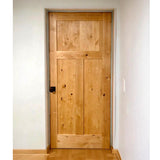 Craftsman Knotty Alder Wood 3 Panel Interior Door