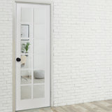 French 12 Lite Clear Glass Window MDF Interior Door