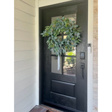 UINTAH Modern Farmhouse 6 Lite Glass Exterior Fiberglass Door