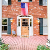 Modern Farmhouse Arch Glass Knotty Alder Wood Front Door